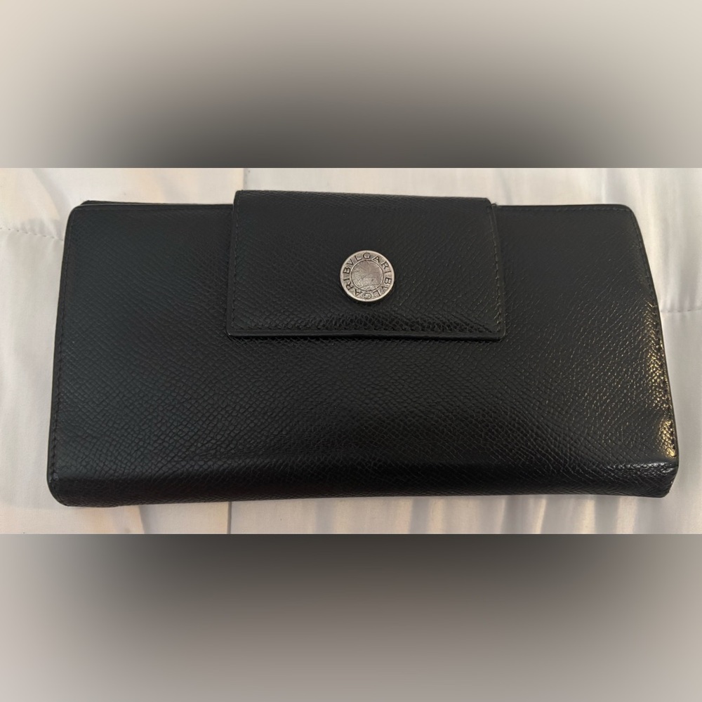 Bvlgari black wallet